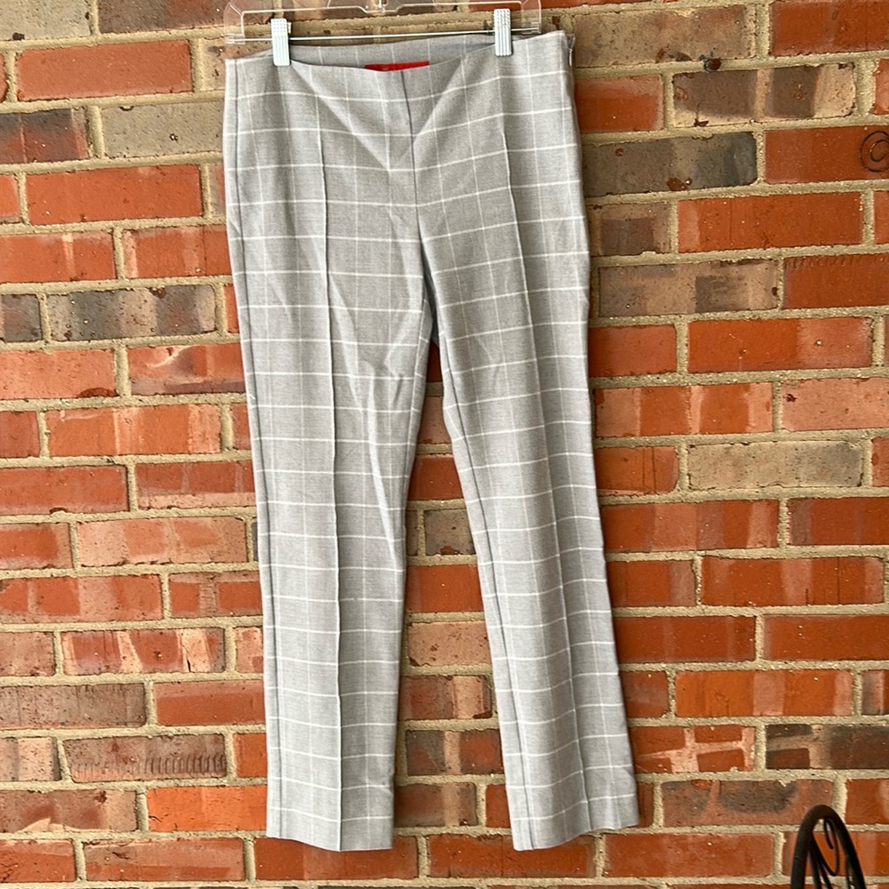Anthropologie Soft Grey flannel pant size 4